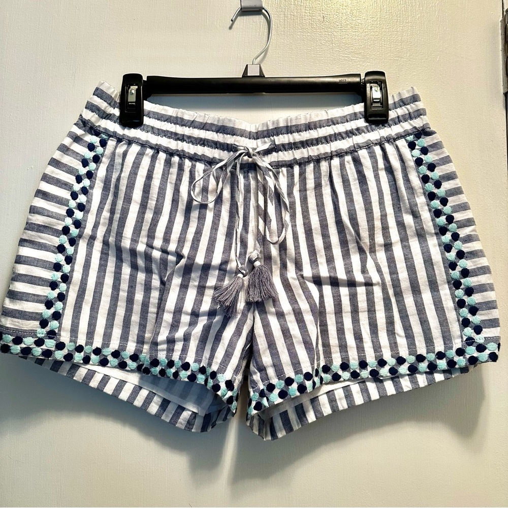 VV striped woven soft shorts